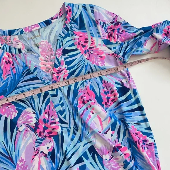 LP Daphne Dress Mr Peacock Blue Tweethearts - L - Picture 8 of 13